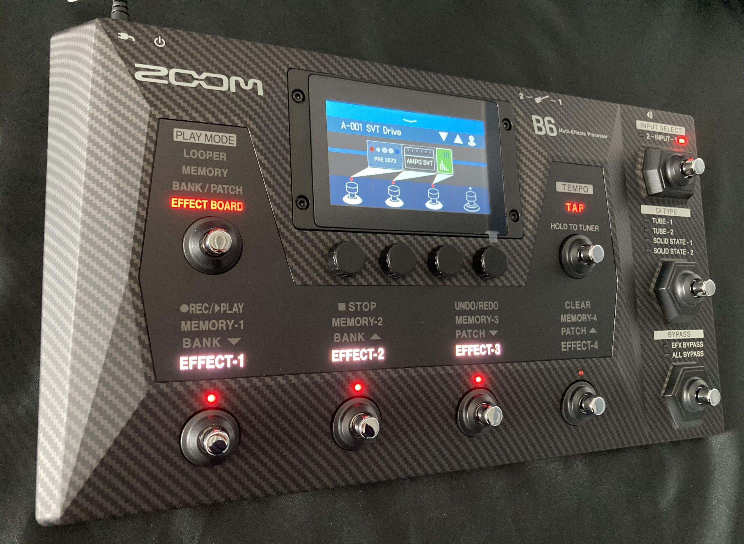 zoom B6 マルチエフェクター　専用ペダル付き